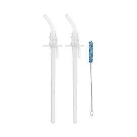 Dr. Brown's Milestones - Kit de repuesto para tazas de paja aisladas de 10 oz/300 ml, sin BPA, 12 m +