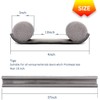 Under Door Draft Stopper 37 Inches Cuttable and Washable,Twin Door