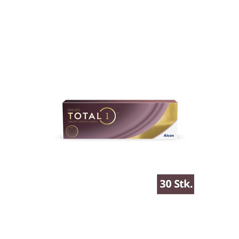 Dailies Total 1 Tageslinsen weich | 30 Stück | BC