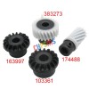 For Singer 4PCS Hook Drive Gear Set FOR SINGER 513,514,527,53