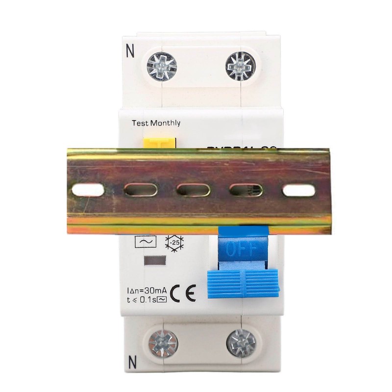Circuit Breaker 1P+N AC 16A Residual Current Earth Leakage Protection