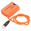 Fully Decoded NP FZ100 Dummy Battery Type C to FZ100