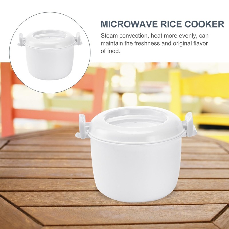Microwave Rice Cooker Small: Microwave Steamer for Vegetables- Microwave Pressure