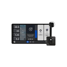 Shelly Wall Display X2 Black + Blu H&T Black (Bundle), Wi-Fi Smart Home Automation Control Panel, Thermostat, Integrated 5A Relay, Neutral Conductor Required, Environmental Data, Alexa & Google Home