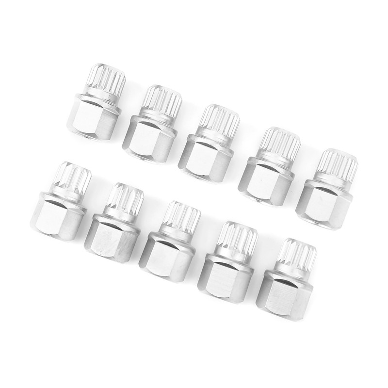 10Pcs Wheel Locking Lug Nut Key Set Remover Installation Anti‑Theft