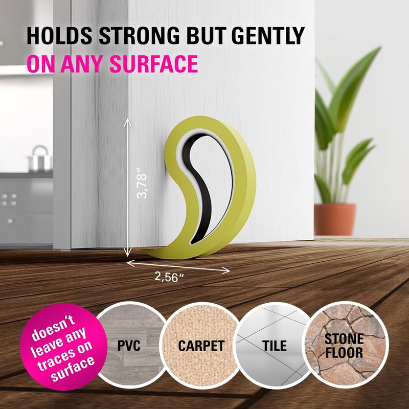 Stoppy Door and Window Stopper, Multi-Functional Door and Window Wedge,