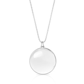 QFGasre 5X Monocle Magnifying Glass Necklace Pocket Magnifying Glass Vintage