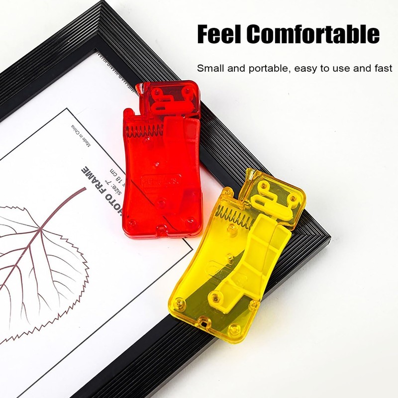 1 x Yellow Needle Threader 2024 Automatic Plastic Needle Thread