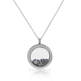 Edforce Stainless Steel Sea Marine Fish Locket Pendant Necklace - Charms Included