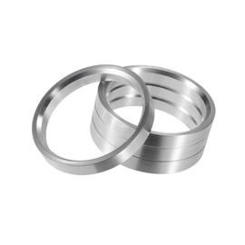 Hihaha 4pcs OD 75mm to ID 67.1mm Aluminum Alloy Car Hub Centric Rings Wheel Bore Center Spacer Durable Material