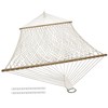 Sunnydaze Cotton Rope Double Hammock for Outside - 450-Pound Capacity
