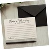 Tofficu 50 Sheets of Chic Greeting Cards Envelopes Blank Cards