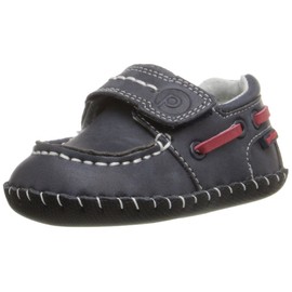 pediped Originals Norm Boat Shoe (Infant),Navy,X-Small (0-6 Months E US Infant)