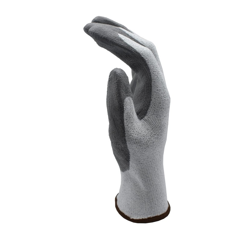 Cordova 3712GL Rival Light Gray 13-Gauge HPPE Shell Gloves, Gray