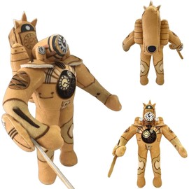 Klikkopers® - Skibidi Toilet Plush Toy - Skibidi Toilet Plush Doll Children's Cuddly Toy - Titanium Clockman Knuffle - Skibidi Toilet Speelgoed - Skibidi Toilet Plush - 25 cm