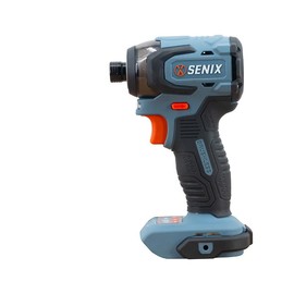 SENIX 20 Volt Max* 1/4-Inch Cordless Impact Driver, 4-Speed Battery Screwdriver, Brushless Motor, LED Light, PDIX2-M2-0 - Specification: Bare Tool