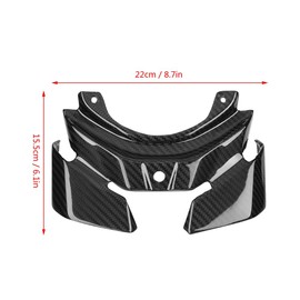 Suuonee Rear Taillight Guard, Motorcycle Carbon Fiber Rear Taillight Guard Cover Accessories for MT-1/FZ-1 216-218
