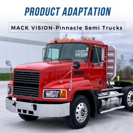 Hpdmauto Chrome Headlight Lamp Bezel fit for Mack CH Truck Right Passenger Side