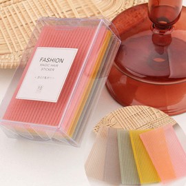 Bangs and Bangs Clips, 10 Pieces, 3 Colors Available, Hair Clips, Bangs Fixing Sheet, Hair Holder, Hair Velcro Fixing Fringe, Hair Makeup Tool, For Facial Cleaning, Makeup (LIGHT Colorful)