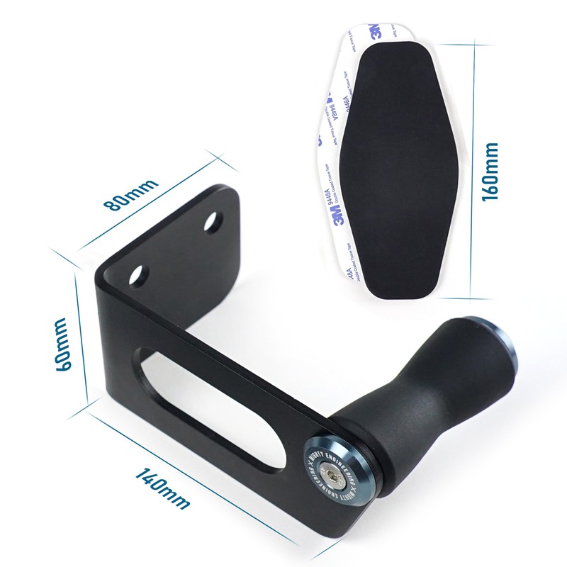 MIGHTY ENGINEERING Bicycle Wall Mount Lock-Up - Vertical Storage for
