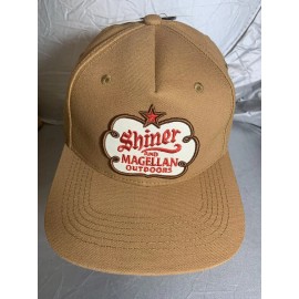 Magellan Outdoors Shiner Bock Adjustable Hat Cap NWT Brown Canvas New Beer