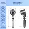 Filtered Shower Head with Handheld, High Pressure Water Flow and