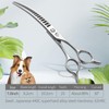 Fenice Totem Professional Pet Grooming Scissors, Curved Chunker with Gradient