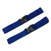 Webbing Strap with Quick Release Buckle, Pack of 2 (Blue,