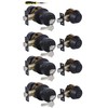 Lanwandeng 4 Sets Keyed Alike Entry Door Knobs and Single