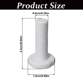 20Pcs Elbow Tee Valve Plug 1/4" Straight Micro Nozzle Plugs End Caps, Irrigation Tee Connectors Stoppers Misting Nozzle Tees Blocked Tool (Black)