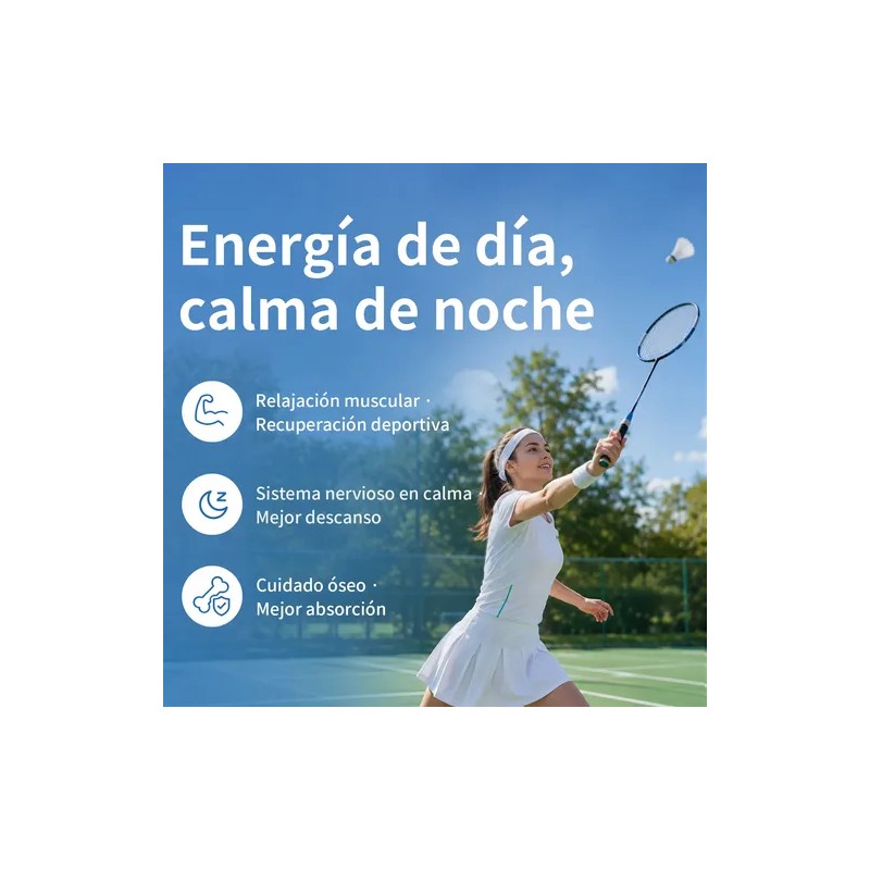 Magnesio Triple Quelado Alta Abs Non Gmo 90 Caps Veganas