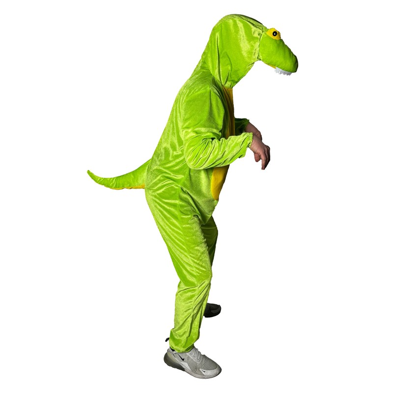 Foxxeo Green Crocodile Costume for Adults, Size: XXXL