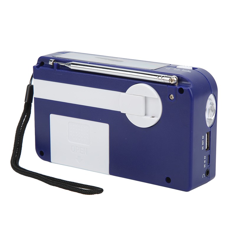 Hand Crank Solar Radio Multifunctional Emergency Radio With LED Flashlight