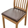 Kozuoan Dining Chair Covers, PU Waterproof Removable Dining Chair Covers,