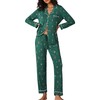 Ekouaer Pajamas Women's Long Sleeve Sleepwear Soft Button Down Loungewear