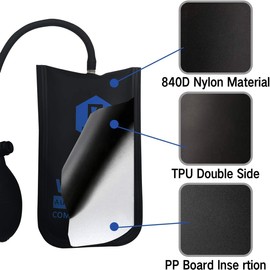 Air Wedge Bag Kit,Air Wedge Bag Pump, 3 Pack Commercial Inflatable Air Wedge Pump Bag Tool, Professional Leveling Kit & Alignment Tool, Air Bag Tool for Variety of Jobs (3 PCS)