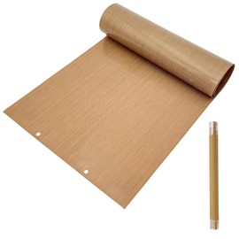 Sliding Pizza Peel,Pizza Peel 12 Inch,Non Stick Pizza Peel Slider with Wood Handle Detachable Transfers Pizza Pie,304 Stainless Steel Metal Pizza Peel 14.9" x 12.6" Pizza Board (PTFE Cloth)