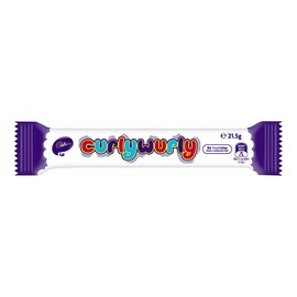 Cadbury Curly Wurly Chocolate Chewy Bars | Total 12 bars of British Chocolate Candy