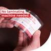 XFasten Self-Sealing Laminating Pouches Business Card Size, 9.5 Mil and