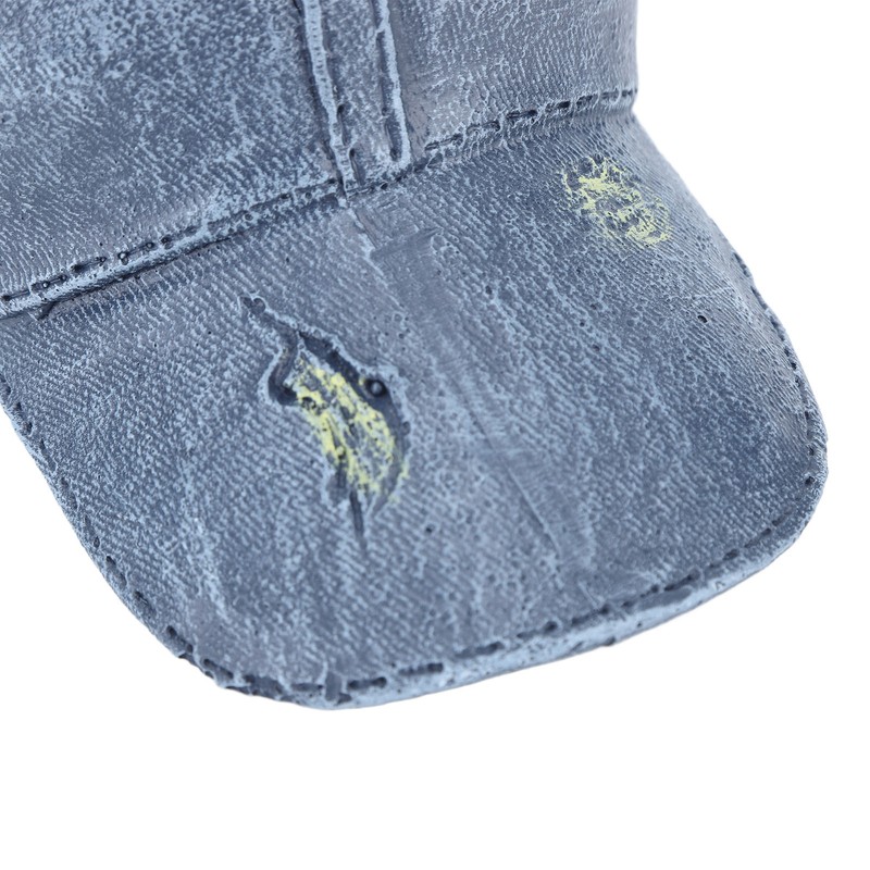 Hat Flower Pot Blue Retro Cowboy Hat Clothes Resin Plant