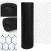 Wirewonders Black 19GA Chicken Wire 48inx150ft, Chicken Wire Fencing, Garden