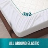 Cottonople 3 Piece King Size Fitted Sheets Set - 120