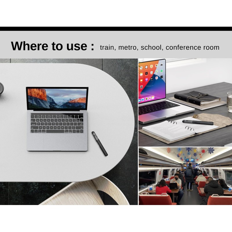 Plima Pocket Ergonomic Pen Mouse Vertical Mouse,DPI 800/1200/1600 Adjustable,Operate thisin