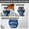 BLUE FX Shaver Replacement Foil and Cutter，Compatible with BaBylissPRO FXONE