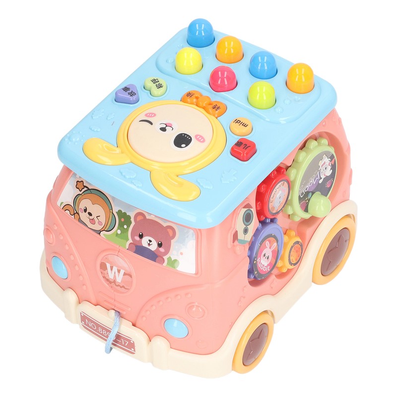 Bus Beat A Mole Toy Educational Sound Light Interactive Musical