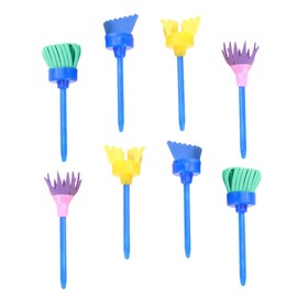 Lurrose 8pcs Paint Brushes Sponges Kids Paint Roller Brayer Sponge Rollers Sponge Paint Roller Sponge Paint Brush Yale Child Graffiti
