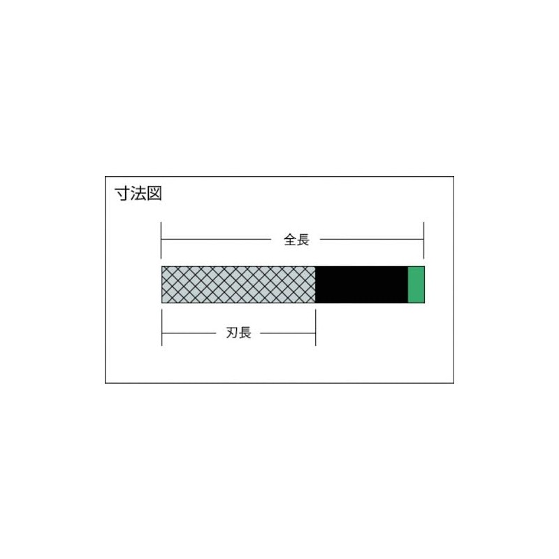 TRUSCO THA010-01 File Set of 10 Half-Round Rough, Total Length