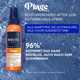 Phyto Paris - PhytoPlage - Feuchtigkeitsspendendes Entwirrungsspray 150 ml – After-Sun Pflege für sonnenexponiertes Haar – Spendet Feuchtigkeit, Entwirrt, Schützt und Verleiht Glanz–für alle Haartypen
