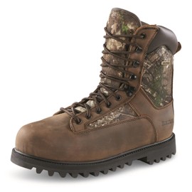 HUNTRITE Men's Insulated Waterproof Hunting Boots, 1200-gram, Brown RT APX 13 2E (Wide)