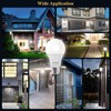 DiCUNO Radar Motion Sensor Light Bulbs Outdoor, 12W (100W Equivalent),